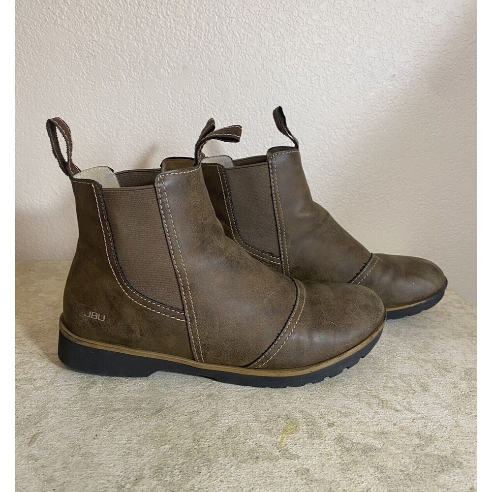 JBU by Jambu Women’s Eagle Water Resistant Winter Ankle Boots Brown 7
